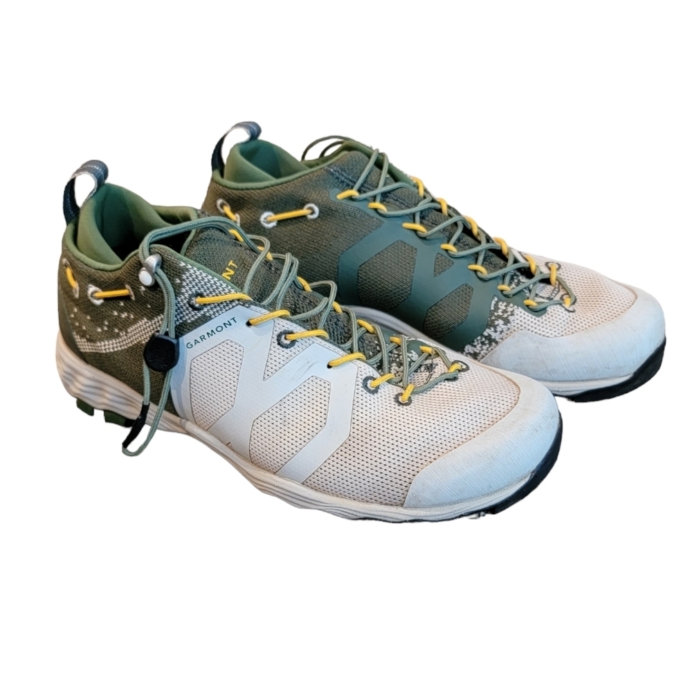 Garmont Agamura Knit Hiking Shoe Gray Green‎ Vibram Women's Size 6.5